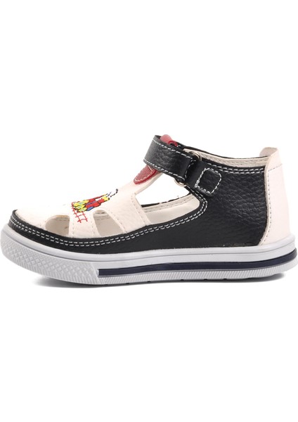 1010-B Lacivert-Beyaz-Kırmızı Cırtlı Bebek Günlük Ayakkabı modelleri