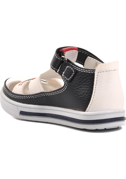 1010-B Lacivert-Beyaz-Kırmızı Cırtlı Bebek Günlük Ayakkabı fırsatları