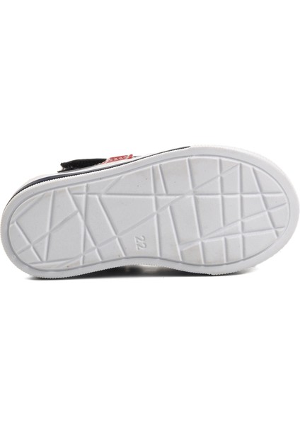 1010-B Lacivert-Beyaz-Kırmızı Cırtlı Bebek Günlük Ayakkabı indirimleri