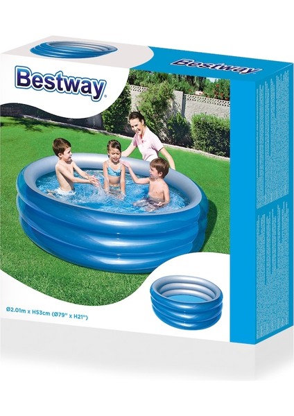 Havuz 3 Halkalı Metalik 201X53 cm Bestway - 51043
