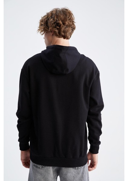 Coool Boxy Fit Kapüşonlu Sweatshirt X9422AZ22AU
