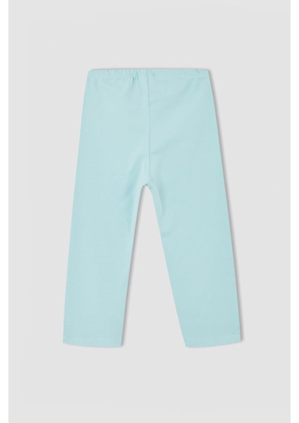 Kız Çocuk Slim Fit Basic Kapri Boy Tayt J0128A622SM