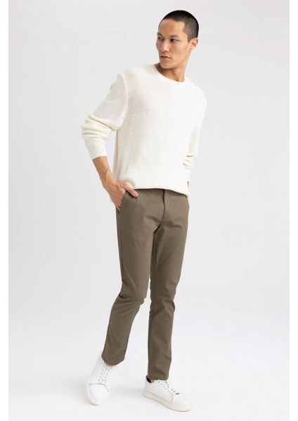 Slim Fit Chino Kanvas Pantolon W3012AZ23SP