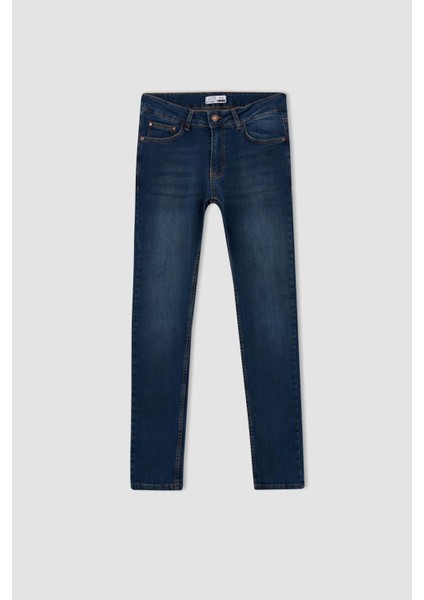 Super Skinny Ekstra Dar Kalıp Normal Bel Ekstra Dar Paça Jean Pantolon Y1454AZ22AU