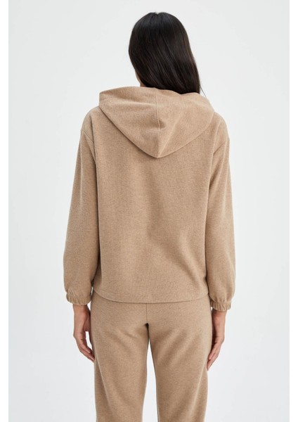 Regular Fit Kapüşonlu Sweatshirt V5687AZ22AU