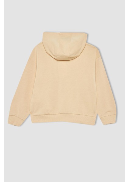 Kız Çocuk Bisiklet Yaka Sweatshirt X9663A622AU