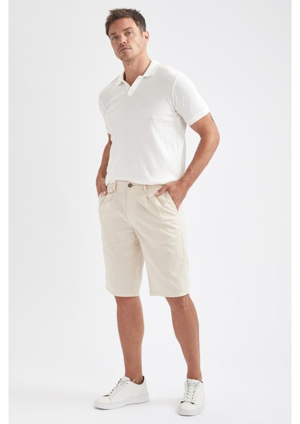 Regular Fit Basic Bermuda Şort U4579AZ21SM