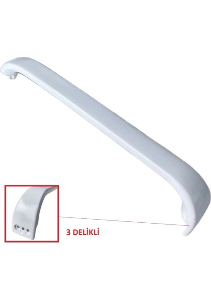 Siemens Uyumlu Buzdolabı Kapı Kolu 3 Delikli Uzun 36,5 cm Beyaz modelleri