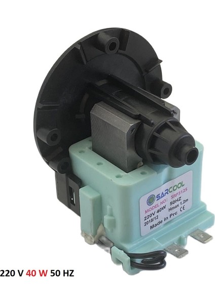 Beko Uyumlu BK9101EYS - BK9102E Çamaşır Makinesi Su Boşaltma Termikli Pompa Motoru Srp 3125