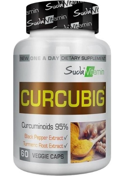 Suda Vitamin Curcubig 60 Bitkisel Kapsül