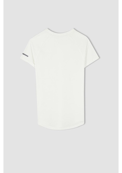 Fit Long Muscle Fit Bisiklet Yaka Kısa Kollu Tişört Y3194AZ22SM