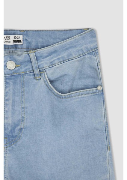 Super Skinny Fit Ekstra Dar Kalıp Normal Bel Ekstra Dar Paça Jean Pantolon S2395AZ23SP