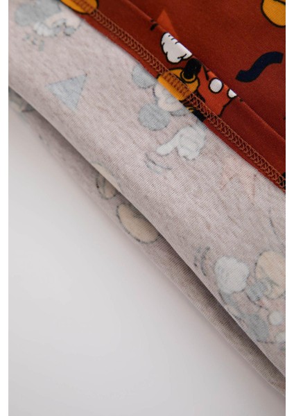 Erkek Bebek Disney Mickey & Minnie Pijama Takım Y6225A222AU