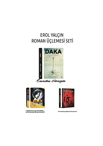 Erol Yalçın Roman Üçlemesi Seti