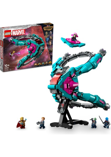 Marvel Koruyucuların Yeni Gemisi 76255 - 10 Yaş ve Üzeri Çocuklar Için Uzay Gemisi ve 5 Minifigür Içeren Süper Kahramanlı Yaratıcı Oyuncak Yapım Seti (1108 Parça)