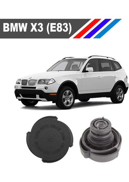 -Bmw X3 E83 Radyatör Yedek Su Depo Kapağı Yan Sanayi 200 Bar