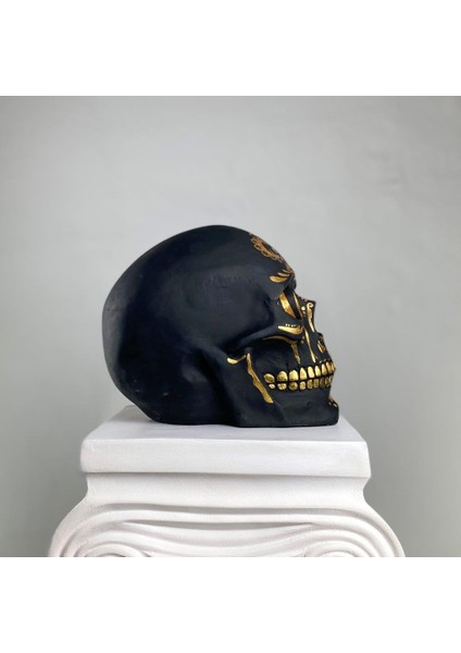 Skull 'el Muerto' Dekoratif Heykel, Kuru Kafa Obje, Özel Tasarım Dekoratif Obje fiyatları