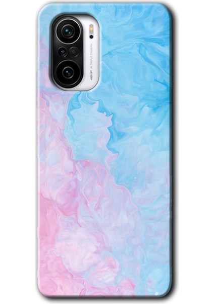 Poco F3 Kılıf Hd Desen Baskılı Arka Kapak - Blue Art