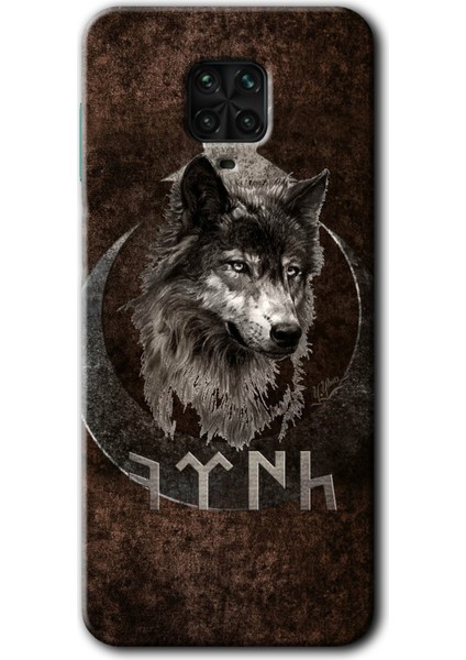 Xiaomi Redmi Note 9s Kılıf Hd Desen Baskılı Arka Kapak - Bozkurt Göktürk