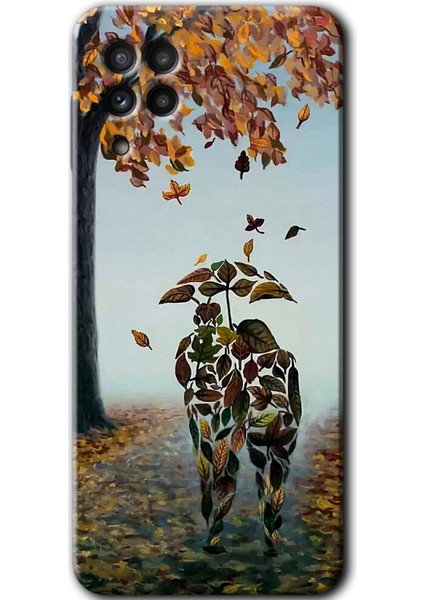 Samsung Galaxy M32 Kılıf Hd Desen Baskılı Arka Kapak - Doğadan Aşk
