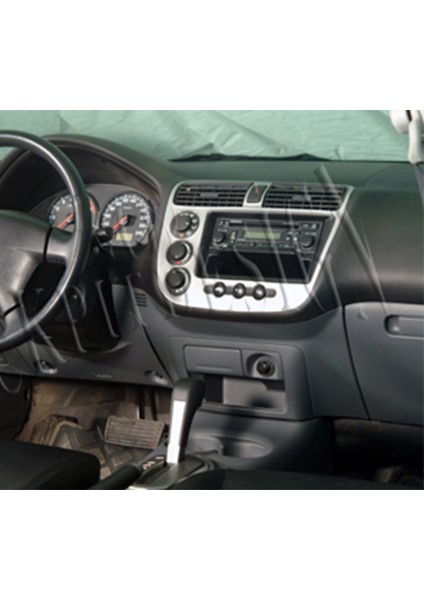 Meriç® Honda Civic Ön Torpido Kaplama Maun 10 Parça 2001-2006