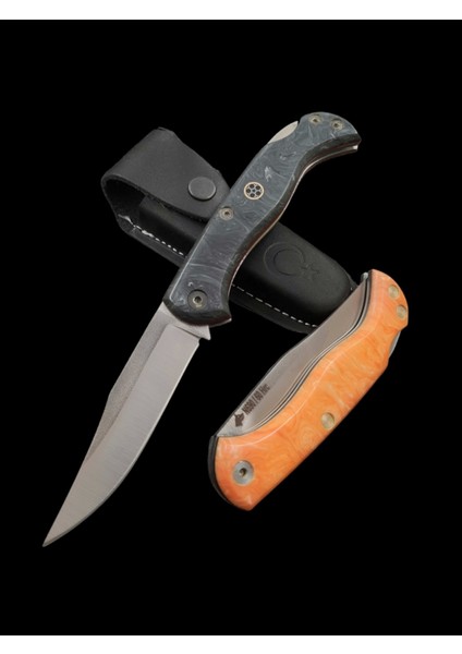 N690 Böhler Çelik Sırttan Kilitli Çakı
