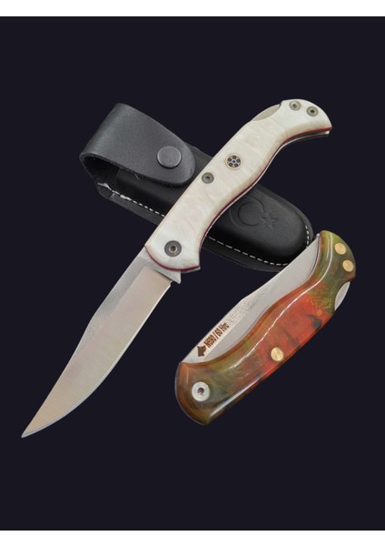 N690 Böhler Çelik Sırttan Kilitli Çakı fiyatları