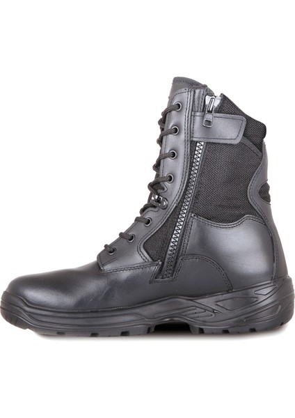 Attp 1098 Harrier -Siyah (Hakiki Deri, Fermuarlı Profesyonel Askeri Bot) modelleri
