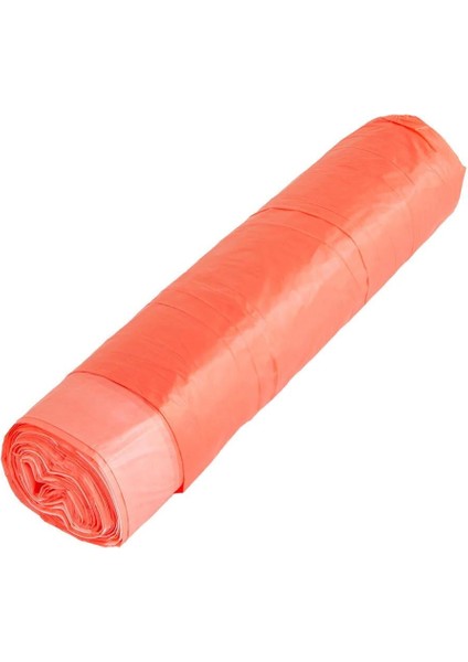 60 Litre Büzgülü Çilek Kokulu Çöp Torbası Poşeti / 65 x 70 Cm. - 10X5 Rulo / Paket