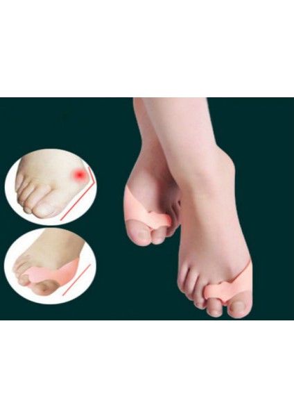 Ayak Parmak Koruyucu 2 Parmağa Geçen Set Ten Rengi
