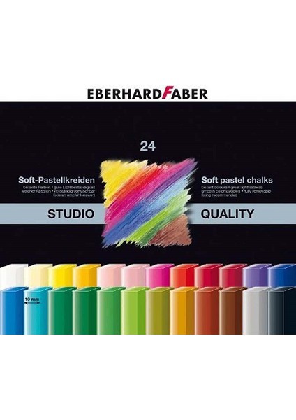 Eberhard Faber Soft Pastel 24 Renk Toz Pastel