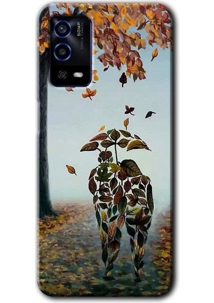 Oppo A55 Kılıf Hd Desen Baskılı Arka Kapak - Doğadan Aşk