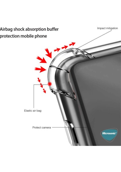 Samsung Galaxy A13 5g Kılıf Shock Absorbing Şeffaf