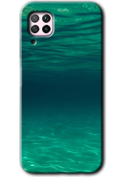 Huawei P40 Lite Kılıf Hd Desen Baskılı Arka Kapak - Derin Deniz