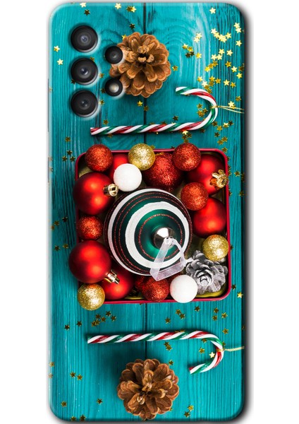 Samsung Galaxy A73 Kılıf Hd Desen Baskılı Arka Kapak - Christmas