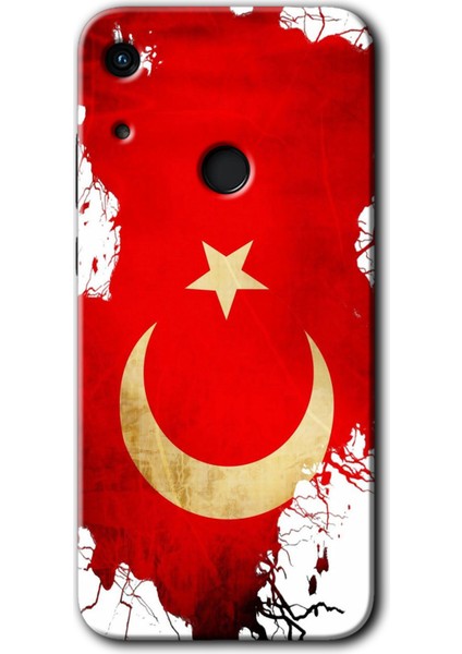 Huawei Y6S 2019 Kılıf Hd Desen Baskılı Arka Kapak - Türkiyem