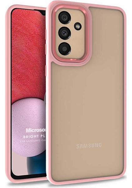 Samsung Galaxy A14 Kılıf Bright Planet Rose Gold