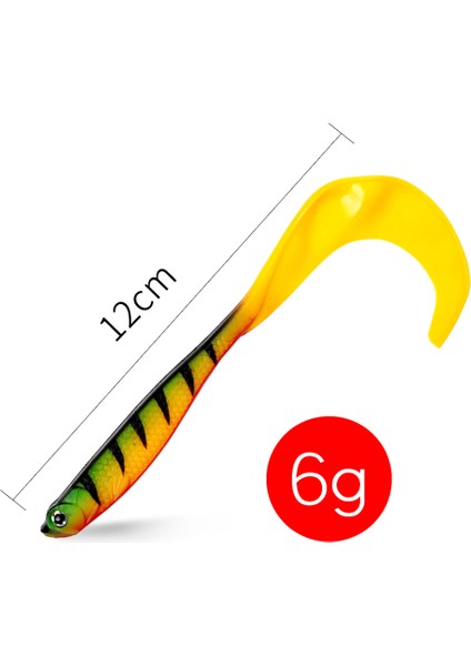 Olta Balıkçılık 12cm 6gr Fosforlu Silikon Lure Yapay Yem modelleri