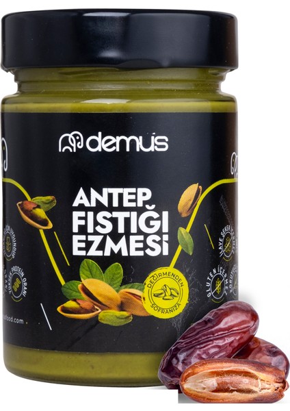 Tatlandırılmış (Hurma Özü ile %15)  Antep Fıstığı Ezmesi 330 gr