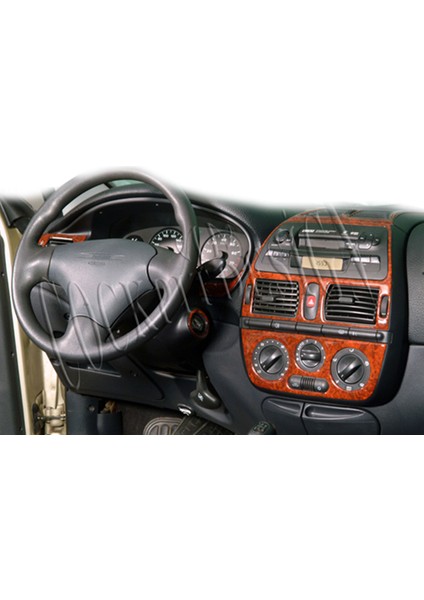 Meriç® Fiat Marea Ön Torpido Kaplama Maun 8 Parça 1995-2005