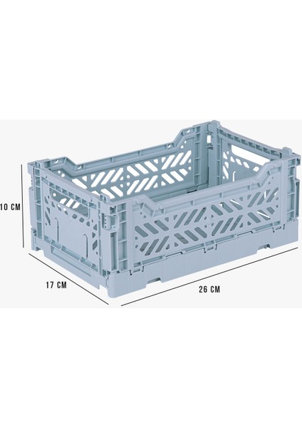 Aykasa 261710 Minibox Pale Blue Katlanabilir Kasa