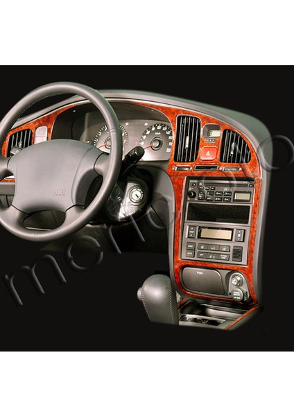 Meriç® Hyundai Elantra Ön Torpido Kaplama Maun 10 Parça 2004-2007