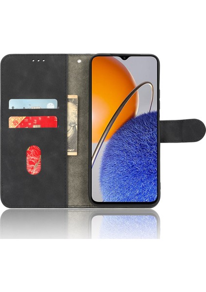 Huawei Nova Y61 Için 4g Cilt Touch Hissed Pu Deri Koruyucu Cep Telefonu Kılıf Çizilmeye Telefon Kasası Cüzdan Standı (Yurt Dışından) fiyatları