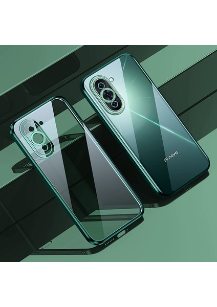 Lr Joyful Huawei Nova 10 4g Için Sulada Shockproof Tpu Telefon Kılıfı, Hassas Kesim Elektrokaplama Düz Kenar Cep Telefonu Kılıfı (Yurt Dışından)