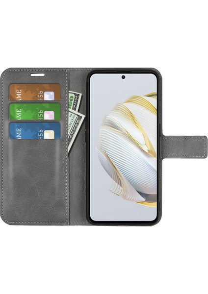Huawei Nova Için 10 Se 4g Pu Deri Buzağı Dokusu Telefon Kılıfı Tam Koruma Standı Cüzdan Çizilmeye Manyetik Toka Telefon Kılıfı (Yurt Dışından)