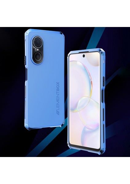 Lr Joyful Huawei Nova Için Element Kutusu 9 Se Sork Pc Sağ Metal Çerçeve Zırh Telefon Kılıfı 3 Parçalı Tasarım Anti-Çizgi Kılıfı (Yurt Dışından)