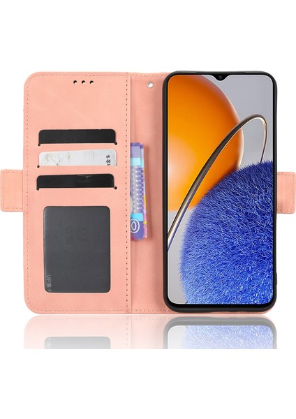 Huawei Nova Y61 Için 4g / Keyfini Çıkarma 50Z 4g Pu Deri Manyetik Kapatma Cüzdan Flip Kılıf Birden Fazla Kart Yuvası Stand Drap-Rooof Telefon Kılıfı (Yurt Dışından)