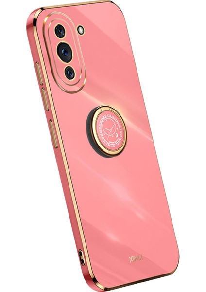 Huawei Nova 10 Pro 4g Için Xinli Kickstand Telefon Kılıfı, Yumuşak Tpu Kaymaz Kılıf Elektraplatma Teknolojisi Desteği (Yurt Dışından)