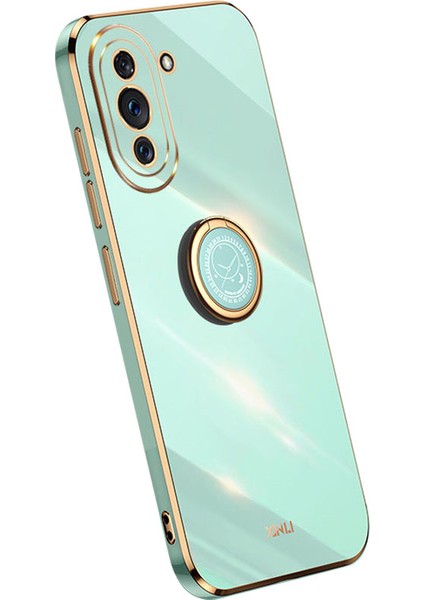 Huawei Nova 10 Pro 4g Için Xinli Kickstand Telefon Kılıfı, Yumuşak Tpu Kaymaz Kılıf Elektraplatma Teknolojisi Desteği (Yurt Dışından)