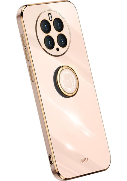 Huawei Mate 50 Pro 4g Için Xinli Kickstand Telefon Kılıfı, Elektraplatma Bump Poof Tpu Arka Kılıf (Yurt Dışından)